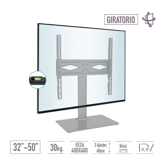 Soporte de TV para Mueble TM Electron 32"-50" Inclinable y Giratorio