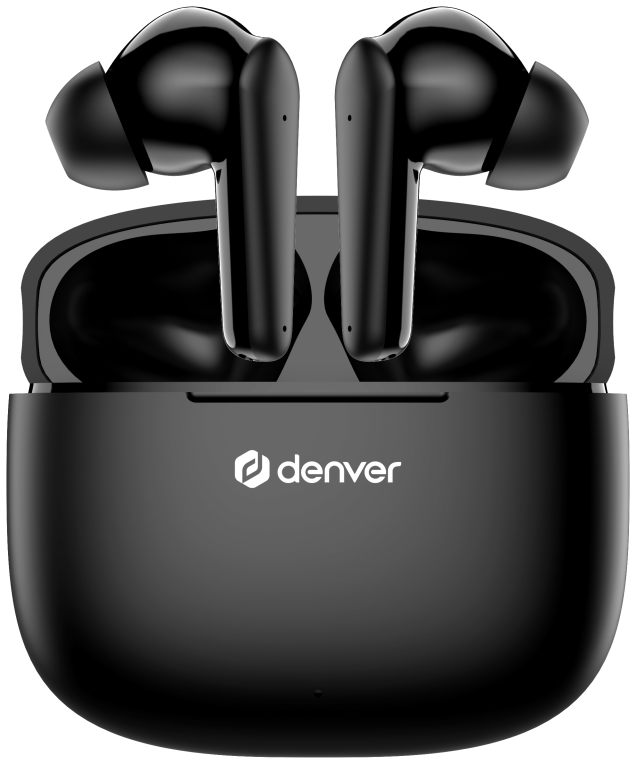 Auriculares Bluetooth 5.3 Denver TWE-48B True Wireless Negros
