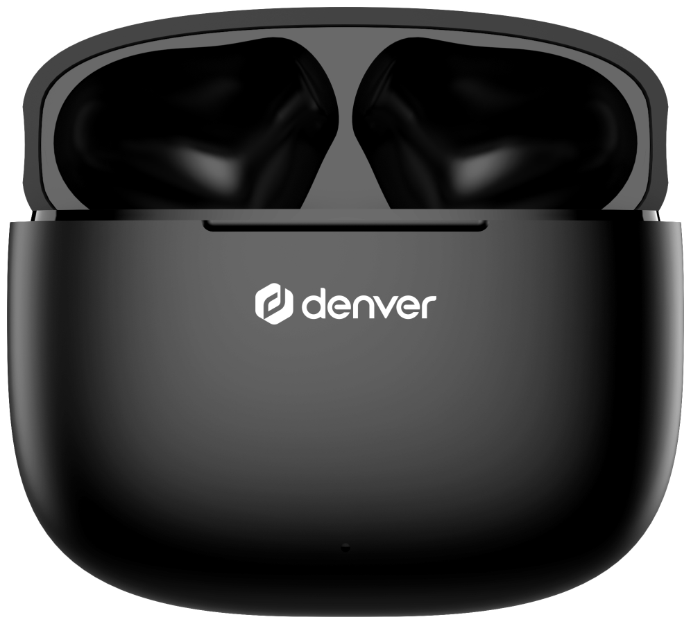 Auriculares Bluetooth 5.3 Denver TWE-48B True Wireless Negros