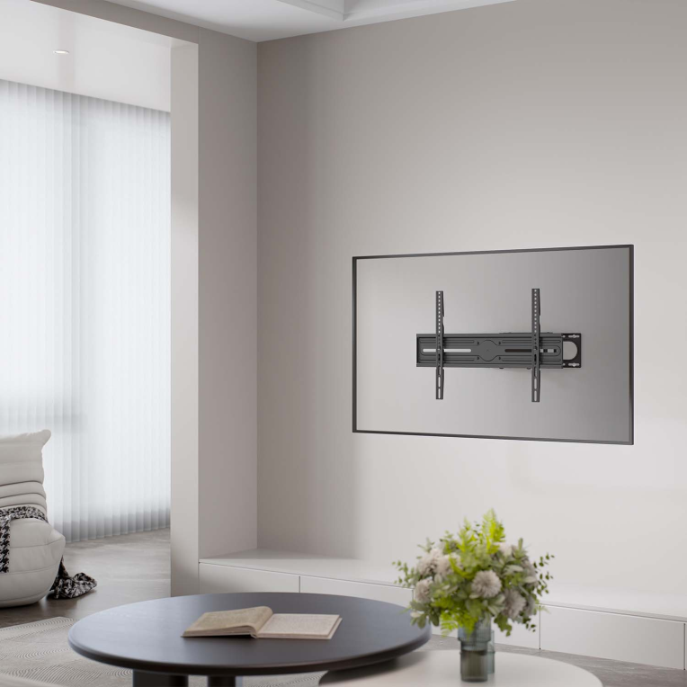 Soporte de Pared TV Aisens Giratorio e Inclinable 37"-80" 40 kg Negro