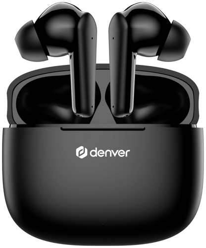 Auriculares Bluetooth 5.3 Denver TWE-48B True Wireless Negros
