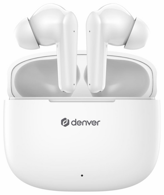 Auriculares Bluetooth 5.3 Denver TWE-48W True Wireless Blancos