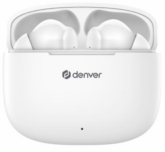 Auriculares Bluetooth 5.3 Denver TWE-48W True Wireless Blancos