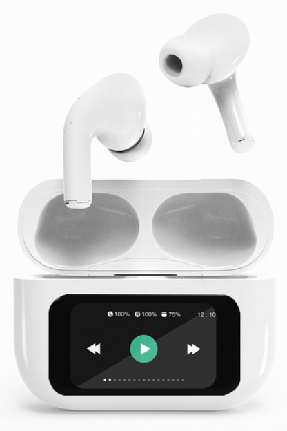 Auriculares Bluetooth Gembird TWS-LCD-ANC-01-W Inalámbricos Blancos