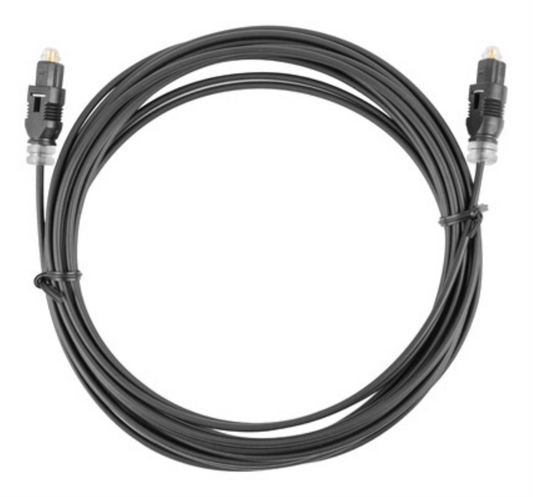 Cable Óptico Toslink Lanberg 2 m Negro Audio Digital