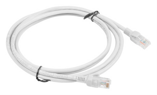 Cable de Red Cat6 UTP Lanberg 2 m Gris Latiguillo RJ45 Fluke Passed