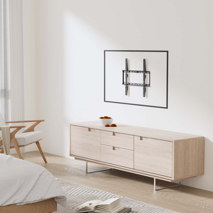 Soporte de Pared TV Aisens Ultra Delgado 32"-75" 45 kg Negro