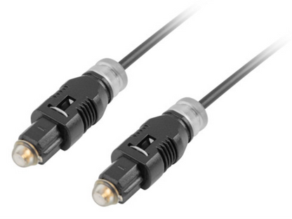 Cable Óptico Toslink Lanberg 2 m Negro Audio Digital