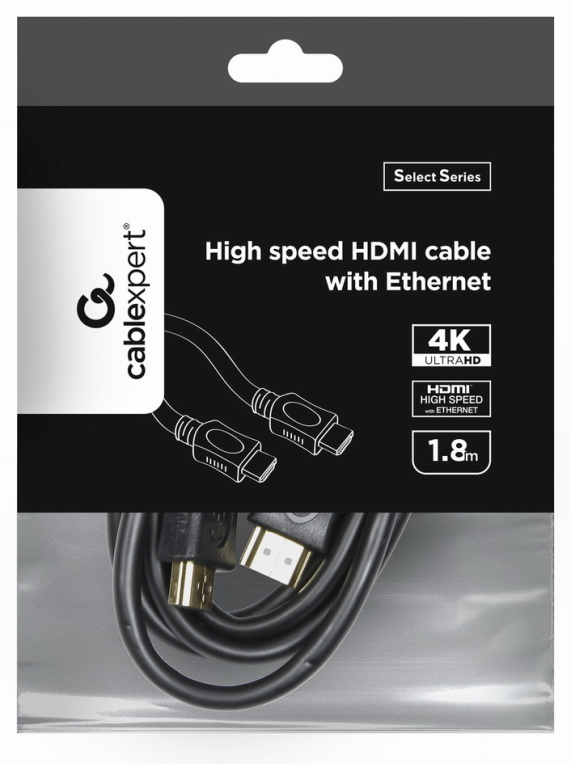 Cable HDMI 4K Gembird 1,8 m Alta Velocidad CC-HDMI4L-6